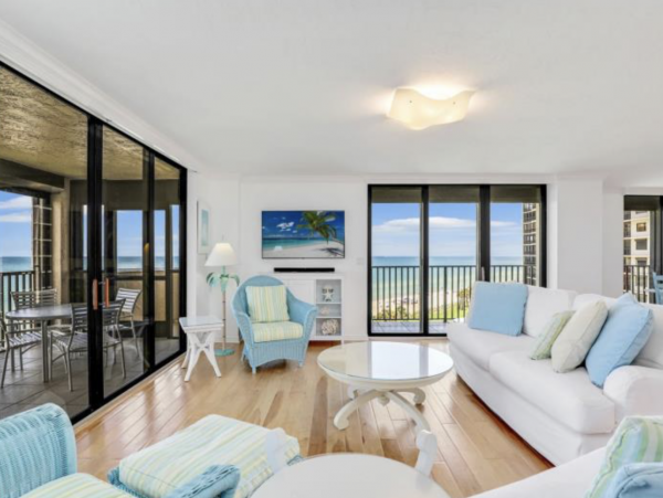 6th floor views Gulf Front of Vanderbilt Beach 3 month rental